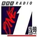 BBC Radio 1 logo from 1990 to 1994
