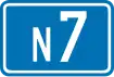 National Route 7 shield}}