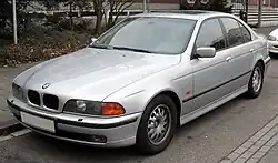 E39 saloon (Pre-facelift; front)