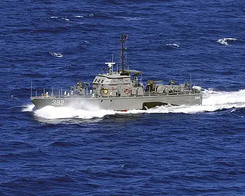 BRP Juan Magluyan (PC 392), a Jose Andrada-class patrol craft.