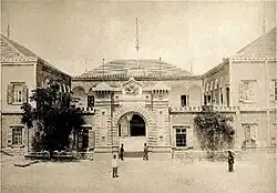 Main gate of the Baabda seraglio, early 20th century