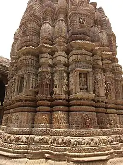 Back view of Garbhagriha