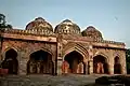 Three-domed mosque adjacent to Bara Gumbad