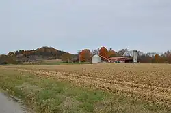 Along Bailor Road, north of Laurelville