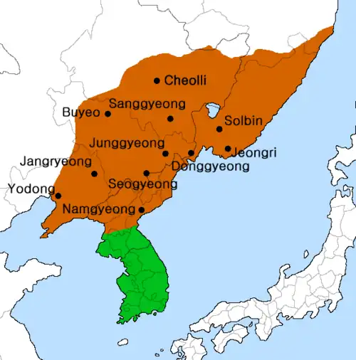Balhae in 830 AD