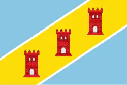 Flag of San Miguel del Cinca, Spain