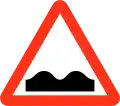 Uneven road