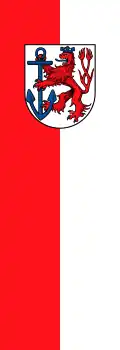Flag of Düsseldorf (variant)