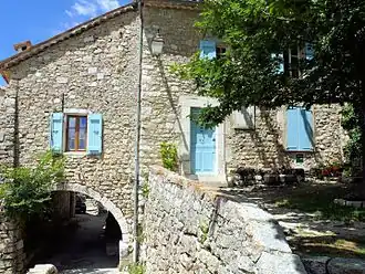 The town hall of Bargème