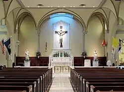 Main nave toward altar