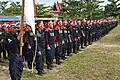 Batamad regular personnels lined up