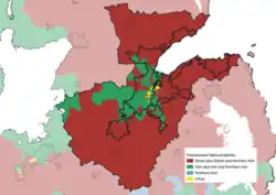 Predominant National Identity from 2021 Census. Combinations that include both British and Irish are excluded. "Other" consists of National Identity responses that don't include Irish, British, or Northern Irish in any combination.