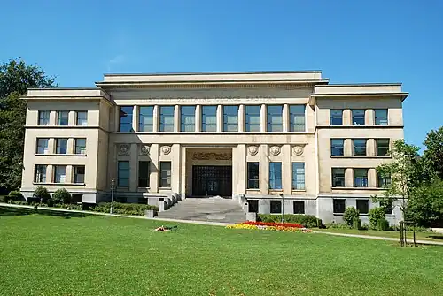 Former Eastman Dental Hospital (now the House of European History) by Michel Polak (1933–1935)