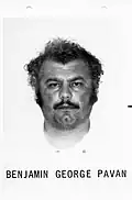 Benjamin George Pavan FBI Most Wanted Poster