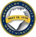 Official seal of Berkeley County