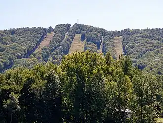 The resort seen from Charlemont in 2022