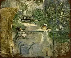 Berthe Morisot, The Basket Chair (1882), 61.3 x 75.5 cm