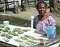 Betel nut saleswoman, Papua New Guinea