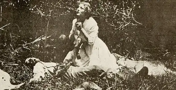 Betty Harte - in The Mystery of the Poison Pool (1914)