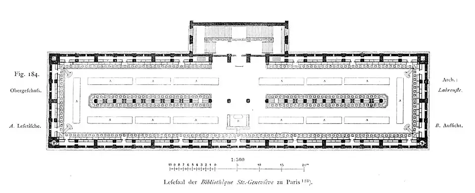 Original reading room (plan)