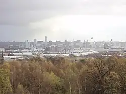 View towards Liverpool