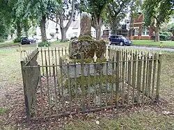 Old stone cross remains