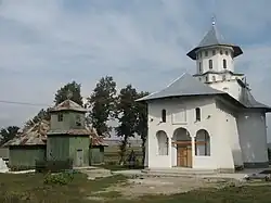 Wooden church in Șerbănești