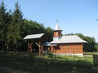 Wooden Orthodox church in Udești
