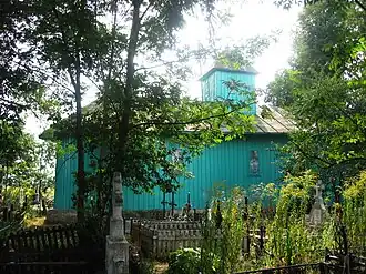 Wooden church in Zamostea