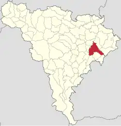 Location in Alba County