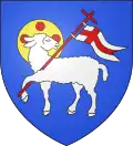 The Lamb of God in the coat of arms of Grasse, France.