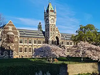 University of Otago Registry Building, New Zealand: 1878–1879