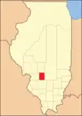 Bond County between 1821 and 1824