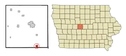 Location of Madrid, Iowa