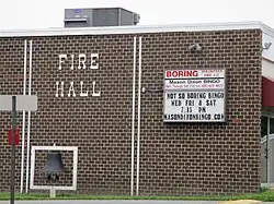 Fire hall in Boring, Maryland