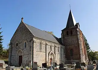 The church of Bosmont-sur-Serre