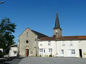The church in Boussais