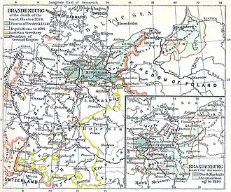 The Duchy of Magdeburg within Brandenburg-Prussia at the death of the Great Elector (1688)