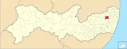 Location of Passira in Pernambuco