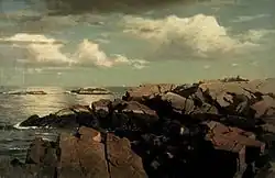 After a Shower -- Nahant, Massachusetts (1864) - Brooklyn Museum