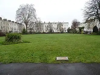 Brunswick Square's public garden
