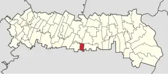 Location in Ialomița County
