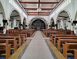 Church interior in 2025