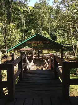 A shelter at Bukit Patoi