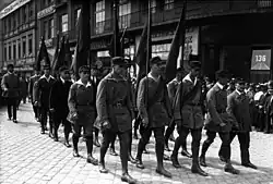 Reichsbanner marching 1930