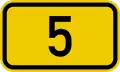 Bundesstraße 5 number.svg