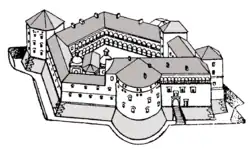 Reconstruction of the Berezhany fortress – built by Mikołaj Sieniawski