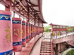 Prayer wheels called Kyurde in Kalmyk language
