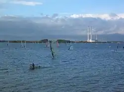 Windsurfing in Elektrėnai Reservoir