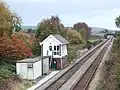 Burscough Bridge signal box.